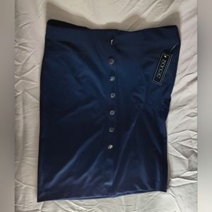 NWT Navy NYCC stretchy skirt